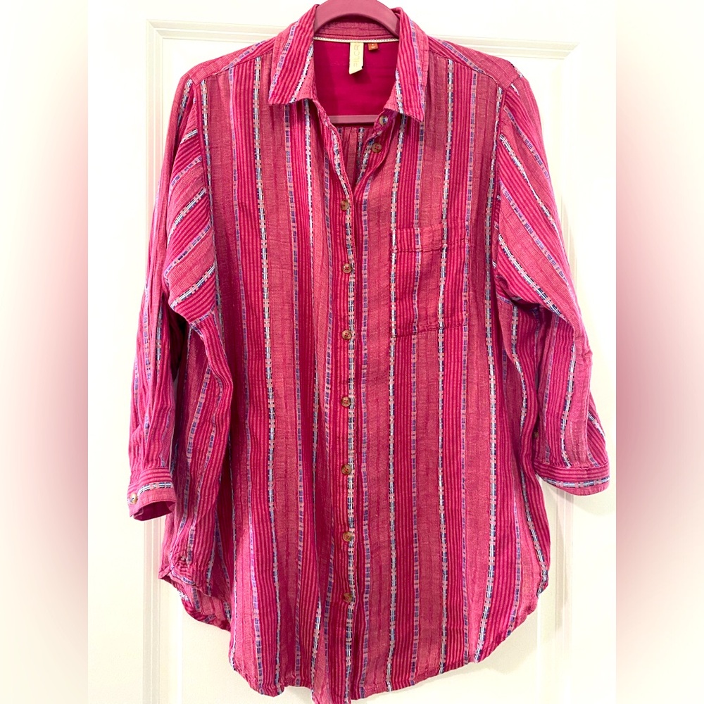 Anthropologie find; boyfriend, over sized button down